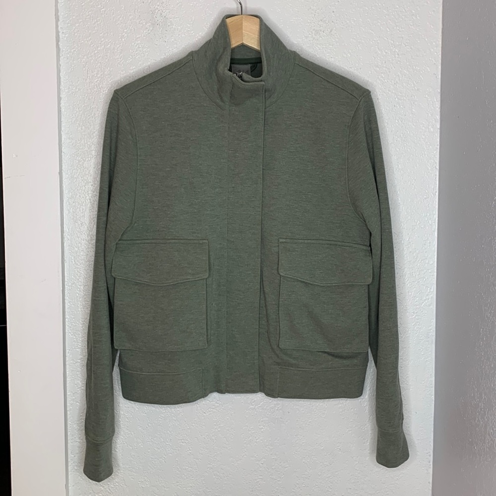 CALIA Carrie Underwood Journey Olive Green Utility Cargo Jacket size XS